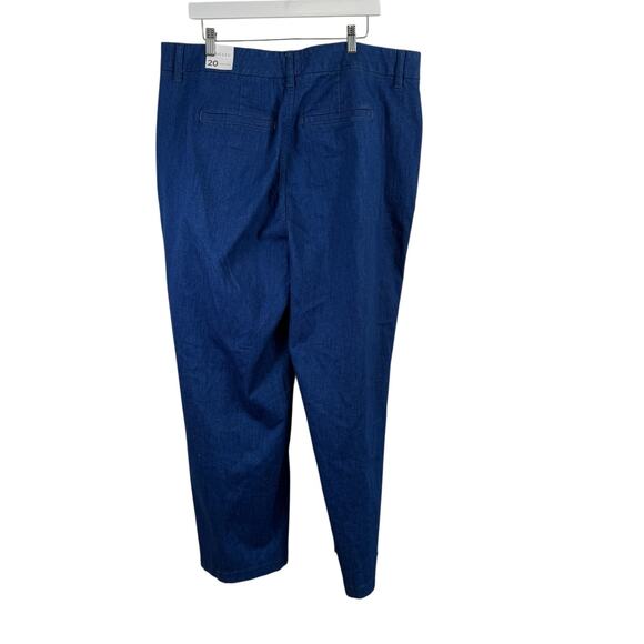 Lane Bryant High Rise Wide Leg Trouser Medium Denim Office NEW Womens Plus 20 - Picture 5 of 10